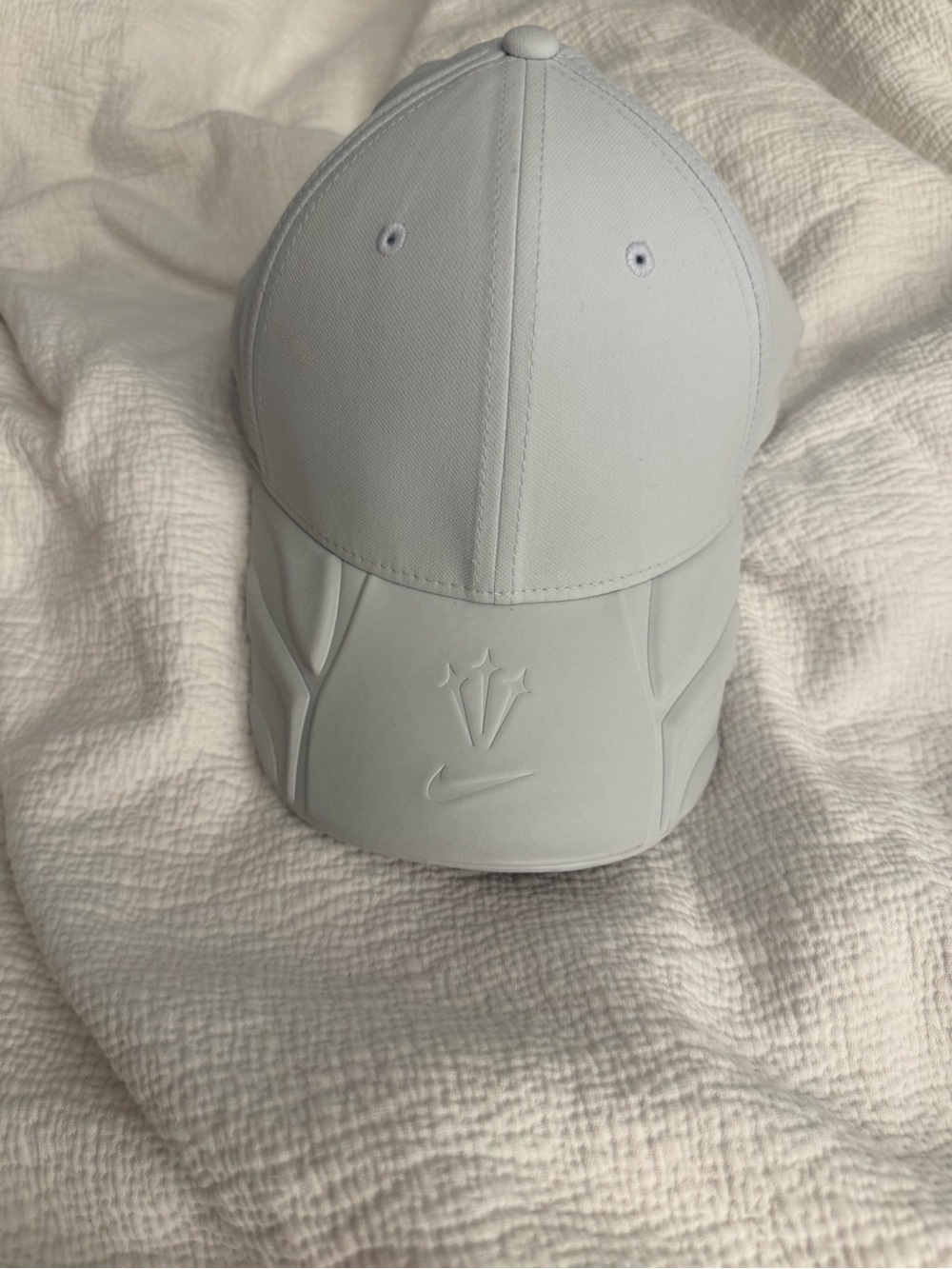 Nike Nocta Light Gray Embossed Logo Baseball Cap